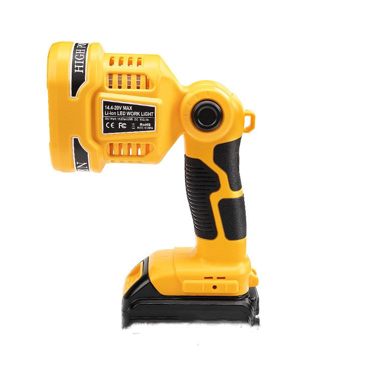 Grande lampe verticale 18V Lithium batterie éclairage extérieur LED