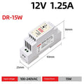 Alimentation de commutation à rail 24V DR-15W AC 220 à DC 5v12v24v Transformation industrielle