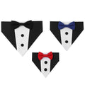 Chien de chien Triangulaire écharpe chien Saliva Bib Bow Tie