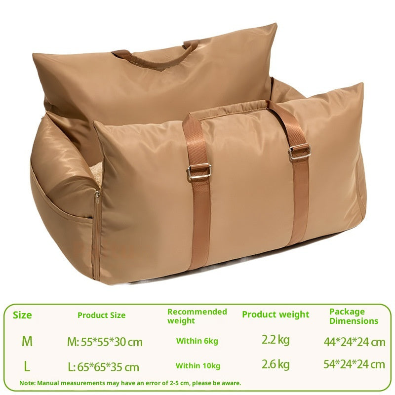 Car Kennel imperméable antidérapant antidérapant antidérapant sac d'animal amovible