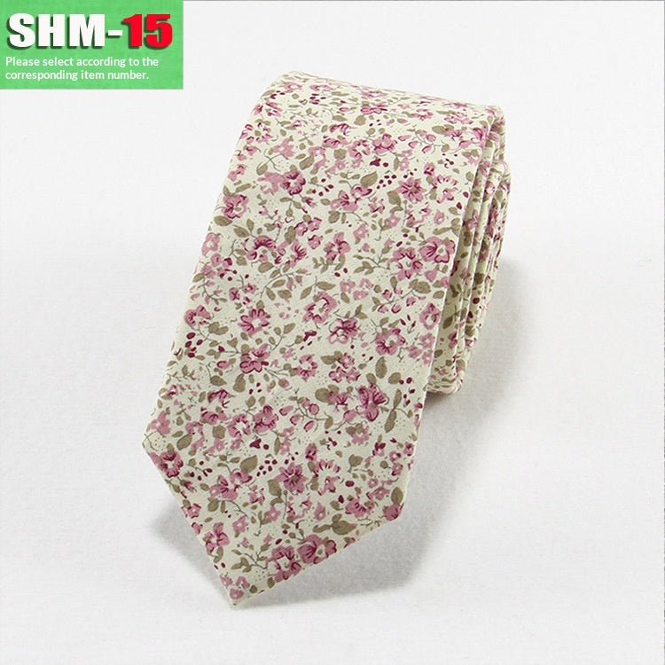 Narrow Casual Patterned Tie pour les hommes
