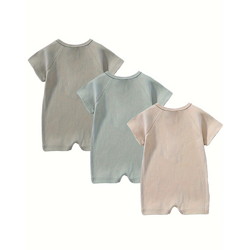 Ensemble 3-Pack pour bébé garçon Romper 1 pièce
