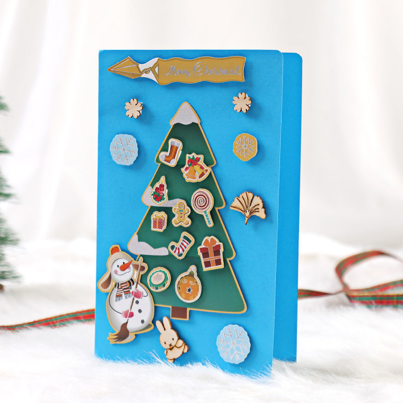 Bricolage Carte de voeux Noël Creative Handmade Mignon