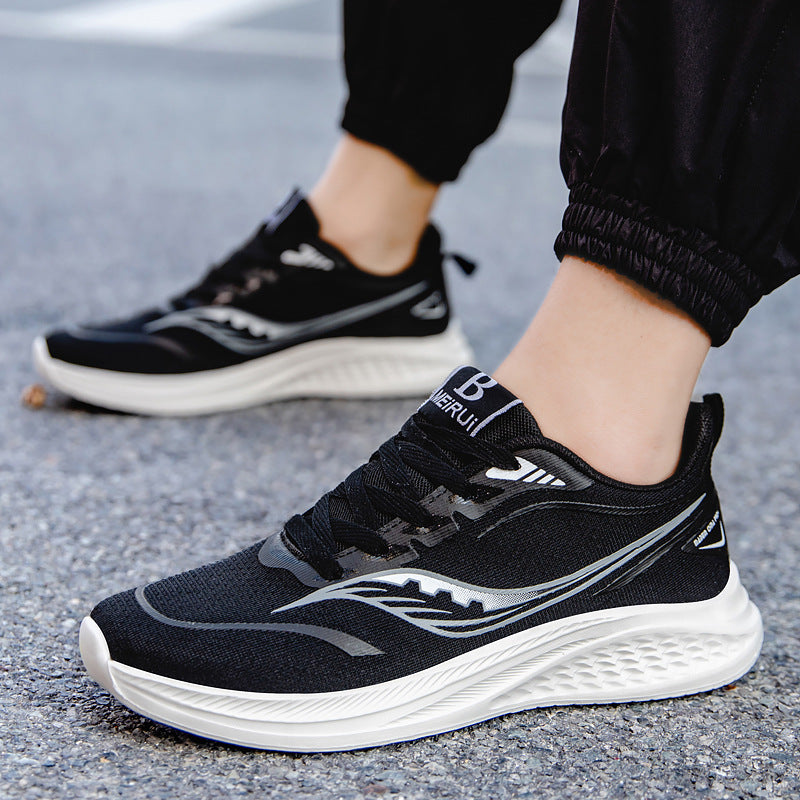 Chaussures de course léger respirant avec des semelles douces pour les étudiants tous les jours