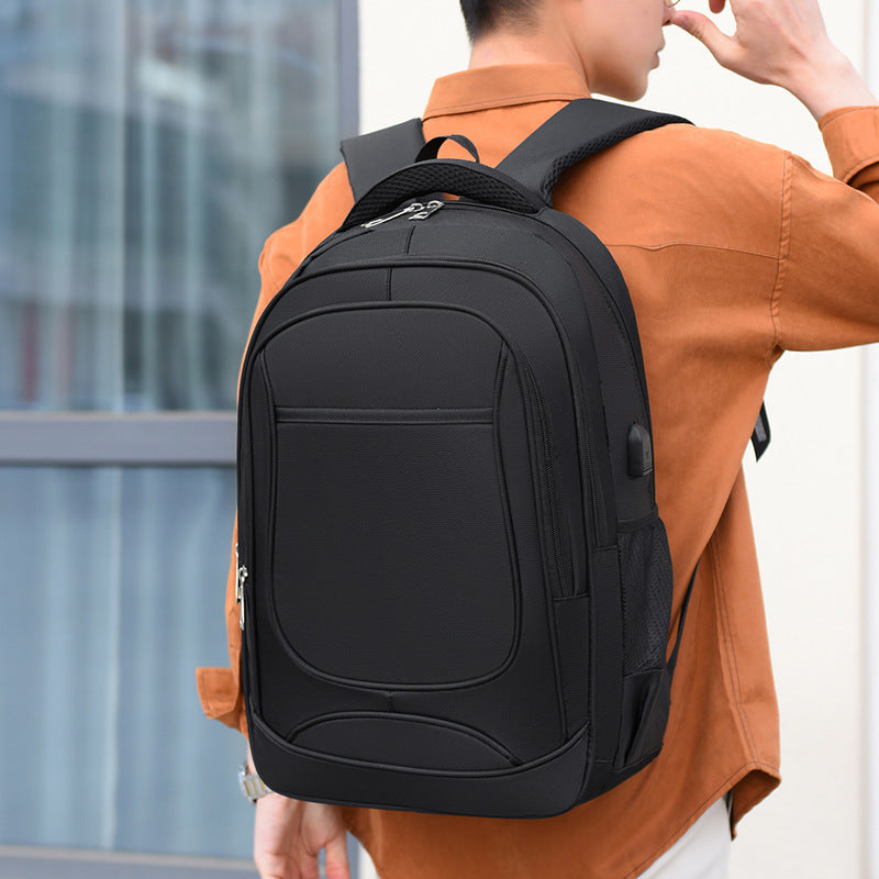 Sac à dos à haute capacité de couleur solide