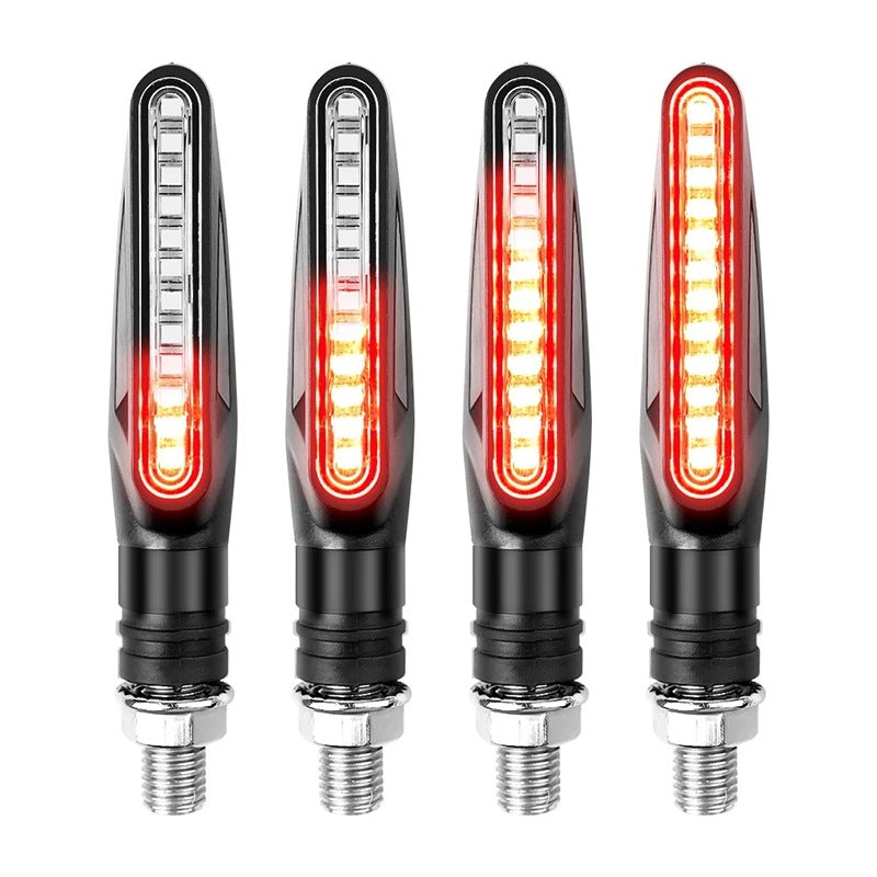 De bande LED Sequential Turn Signals pour les accessoires de moto modifiés 12V lumière de course
