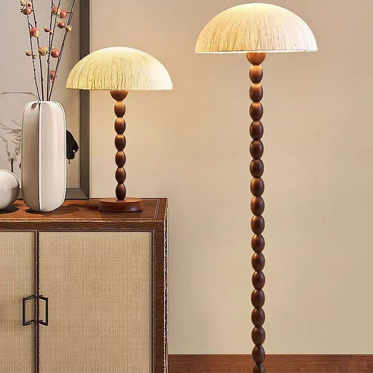 Lampe de sol en bois massif de style américain pour la chambre ou l'étude