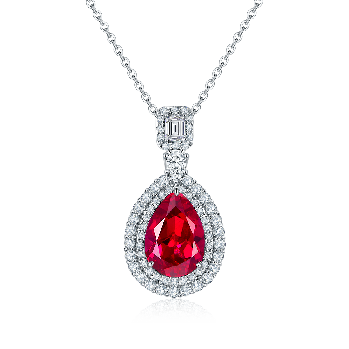 S925 Collier en labo-grogneux en argent sterling