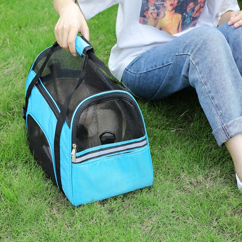 Grand sac de transport d'animaux de compagnie AVC Portable Soft Fabric Pold Dog Chat Puppy Travel Bag