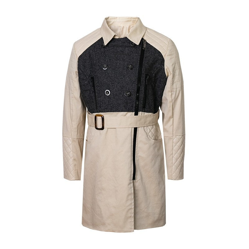 Filles Beige Trench Coat printemps léger coupe vent veste double poitrine 3-12