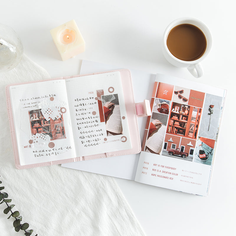 Magazine Hand Account Matériau Livre Journal Sticker Diy Hand Account Tool Décoration Sticker