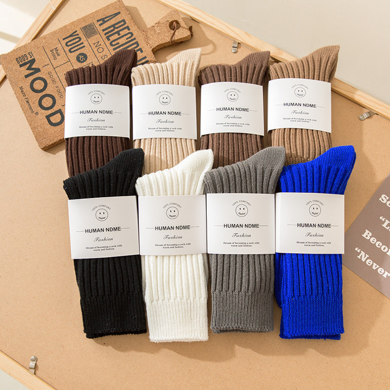 Chaussettes athlétiques en coton à double manche