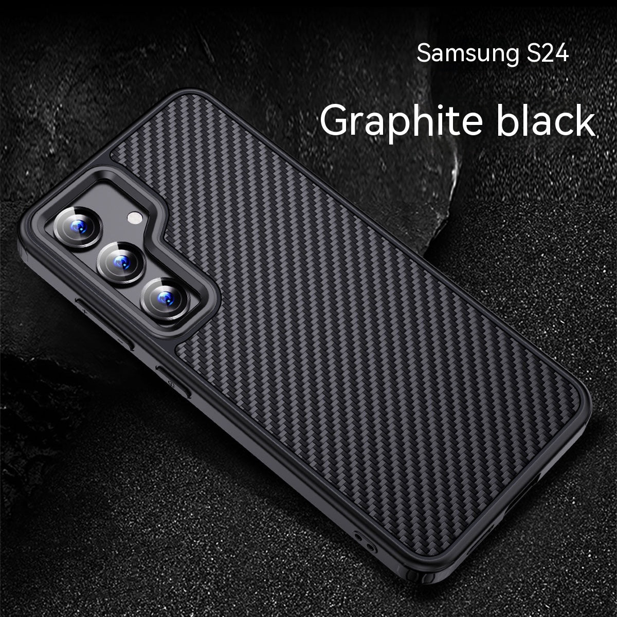 Boîtier de téléphone Aramid Fibre givrée Couverture de protection anti-goutte Coque magnétique