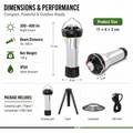 Fonction de banque de puissance magnétique rechargeable Type C LED Camping Lanterne HW777 400LM Pour la tente