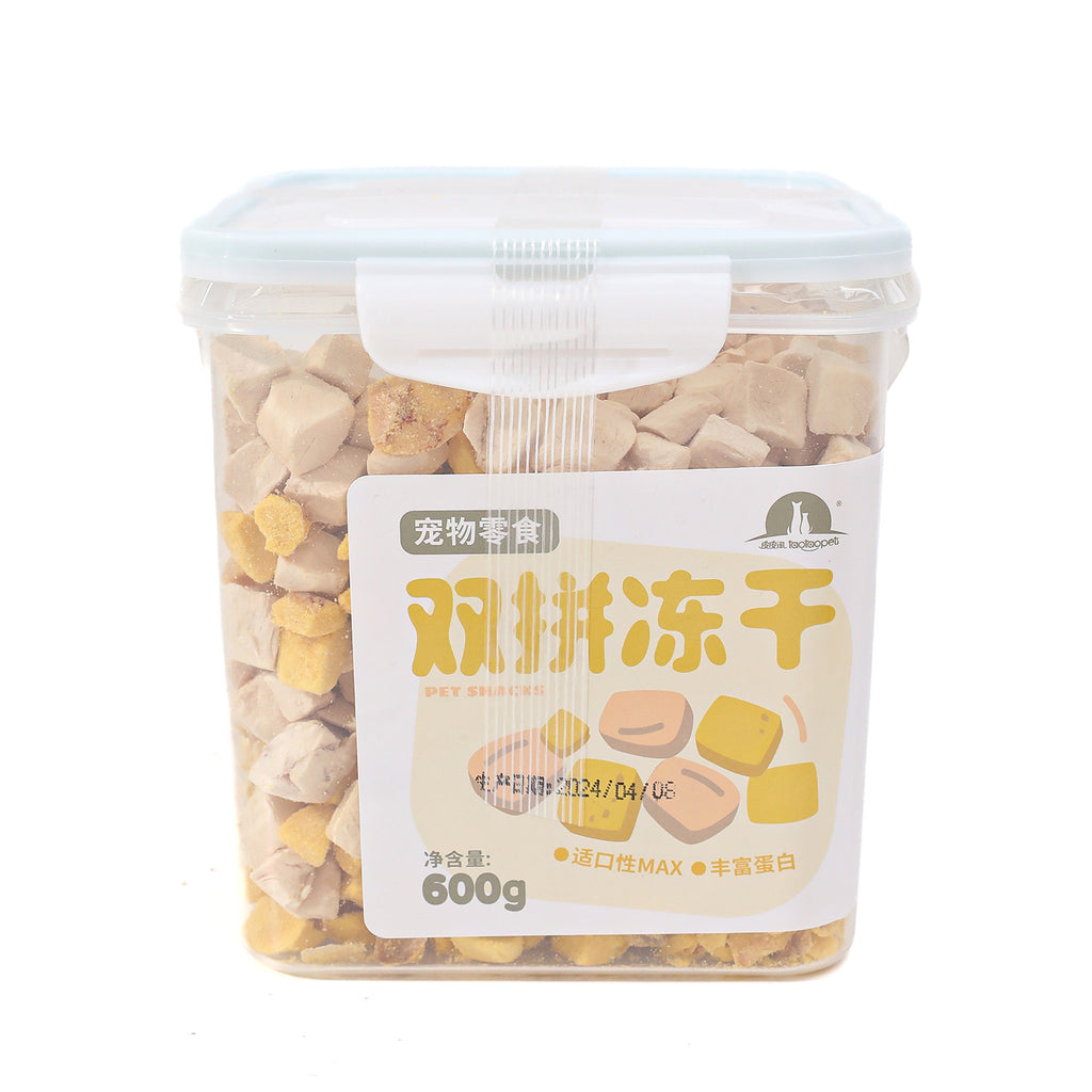 Poulet Gel de poitrine séchée Nutrition Nourriture de chat Barreaux entiers