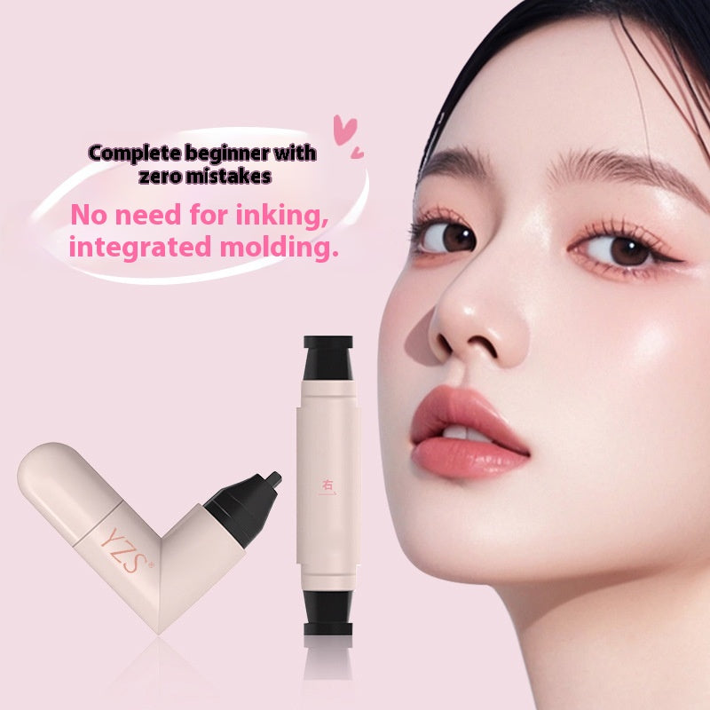 Imperméable Pas Smudge Precise Outline Natural Long Lassing Eyelin intégré double tête
