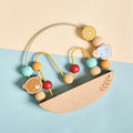 Montessori Ten-Bead String and Bead-Looping Practical Educational Toy