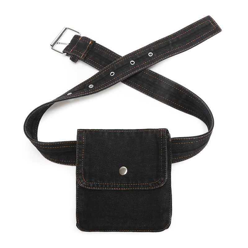 Sac multi-fonctionnel de corps d'épaule denim
