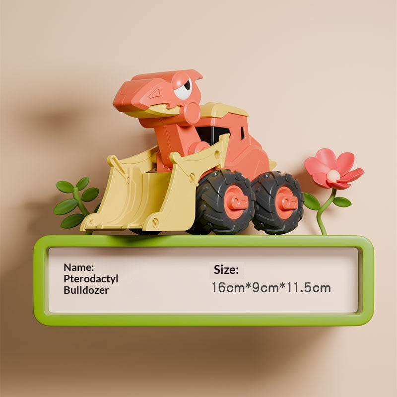 Presse et jeu Dinosaur Véhicule d'ingénierie Jouet petit bus Petite voiture