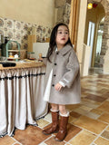 Manteau de laine de cachemire double face