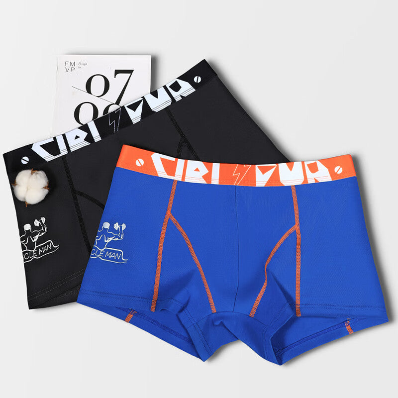 Slips en coton pur homme avec des imprimés tendance