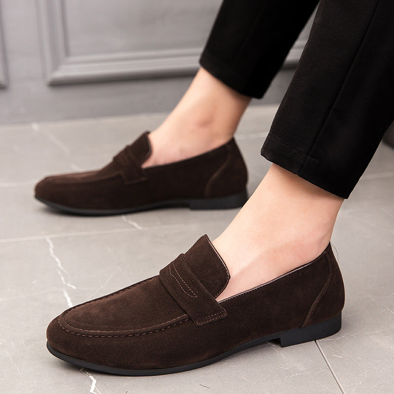 Hommes Minimaliste Suede Slip-on Chaussures tendance
