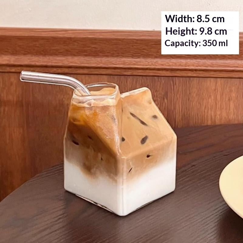 Coupe d'eau haute-borosilicate rétro transparente résistante à la chaleur