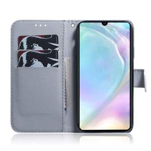 Étui de téléphone en cuir peint