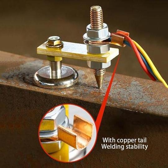 Solide joint de machine à souder magnétique