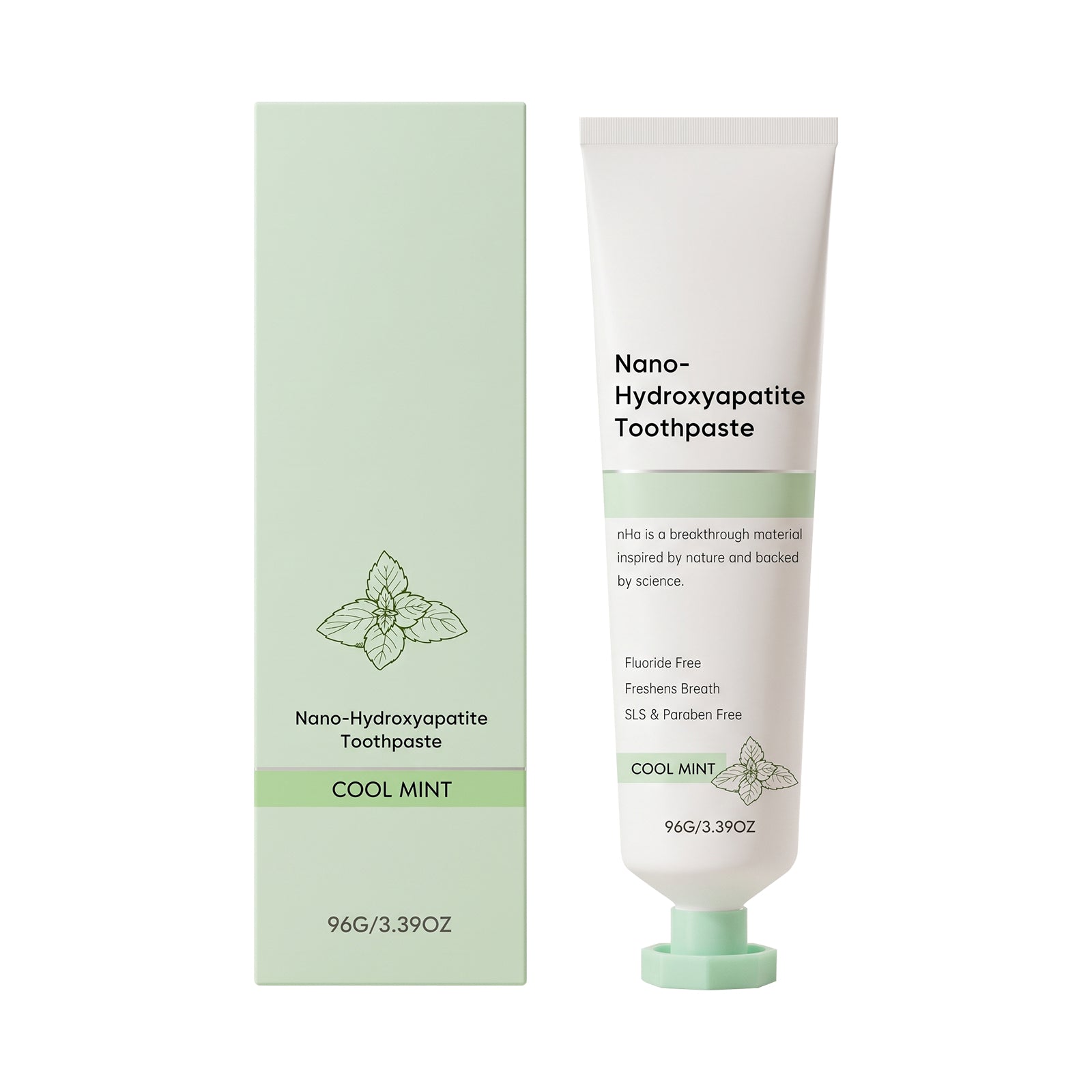 Rafraîchissements dentifrice à la menthe 96g 1box