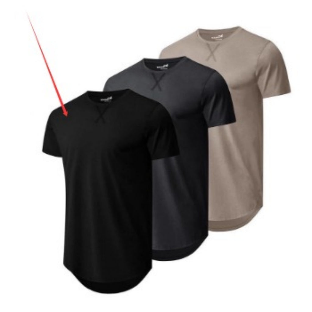 T-shirt d'été manches longues manches longues en coton Top