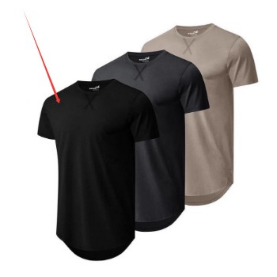 T-shirt d'été manches longues manches longues en coton Top