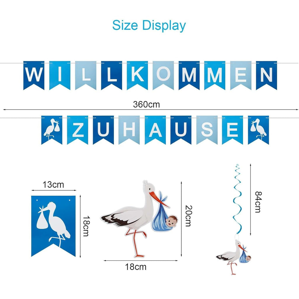 Décorations de fête et accessoires — Set de décoration 6-Piece Stork