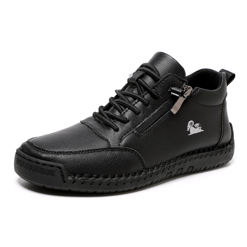 Chaussures femmes cousues à la main Soft Sole Plat Casual