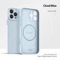 Boîtier de téléphone Real liquide Silicone magnétique ultra-mince résistant à la chute Tout inclus