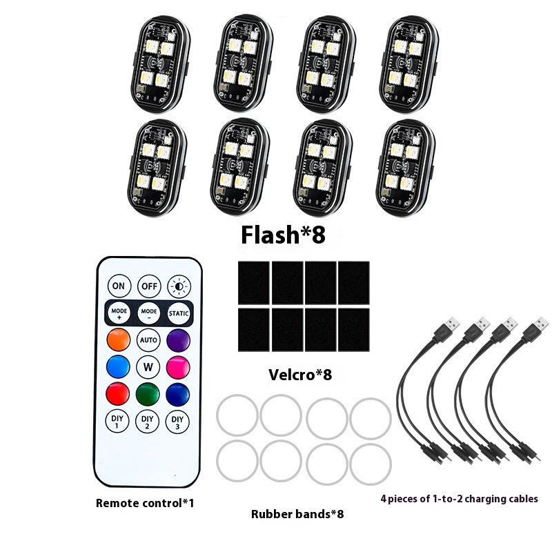 Type de télécommande de phare de moto Avertissement sans fil