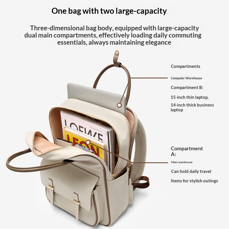 Sac portable commuté de 156 pouces élégant et occasionnel pour les élèves du secondaire