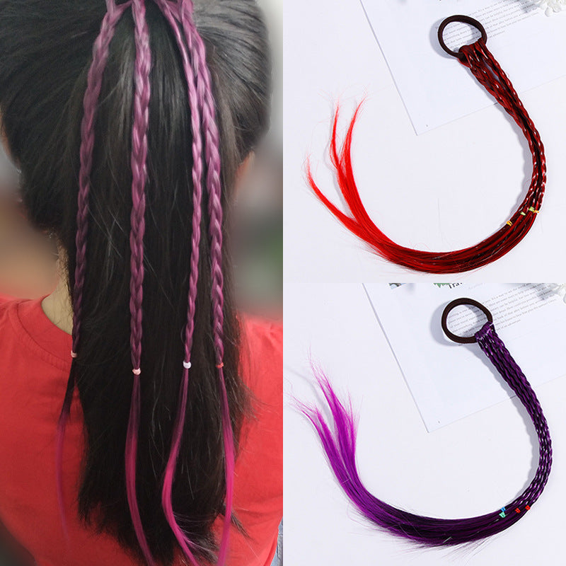 Princesse Fashion Fille Perruque avec tresses de cheveux Coiffure pour enfants