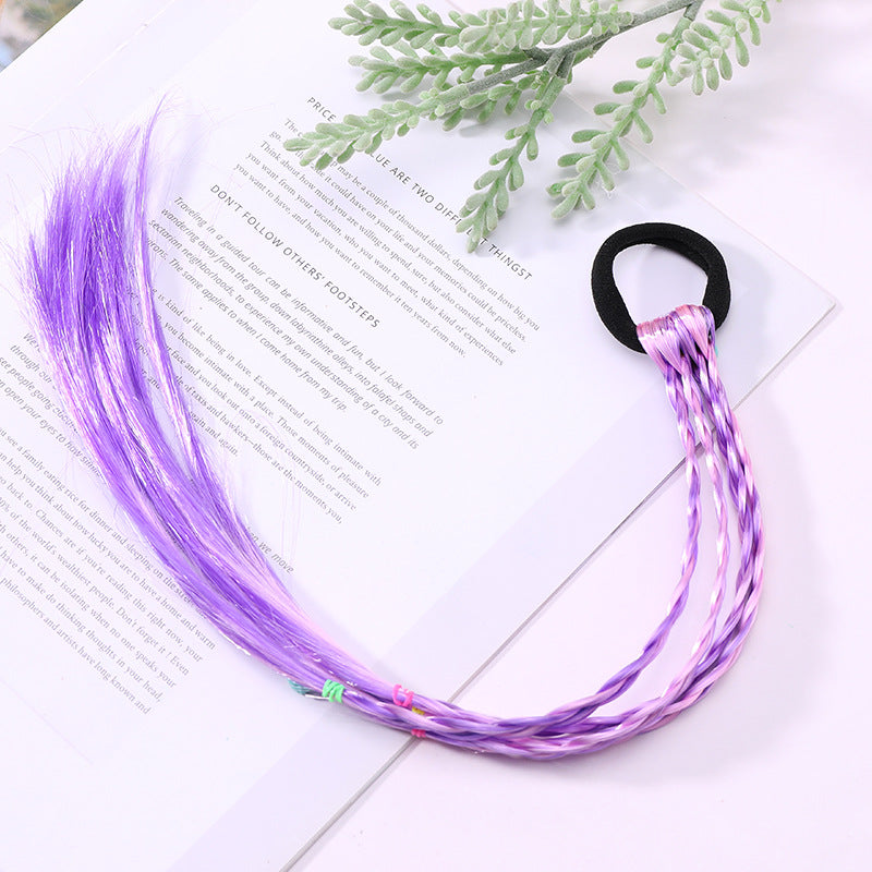Princesse Fashion Fille Perruque avec tresses de cheveux Coiffure pour enfants