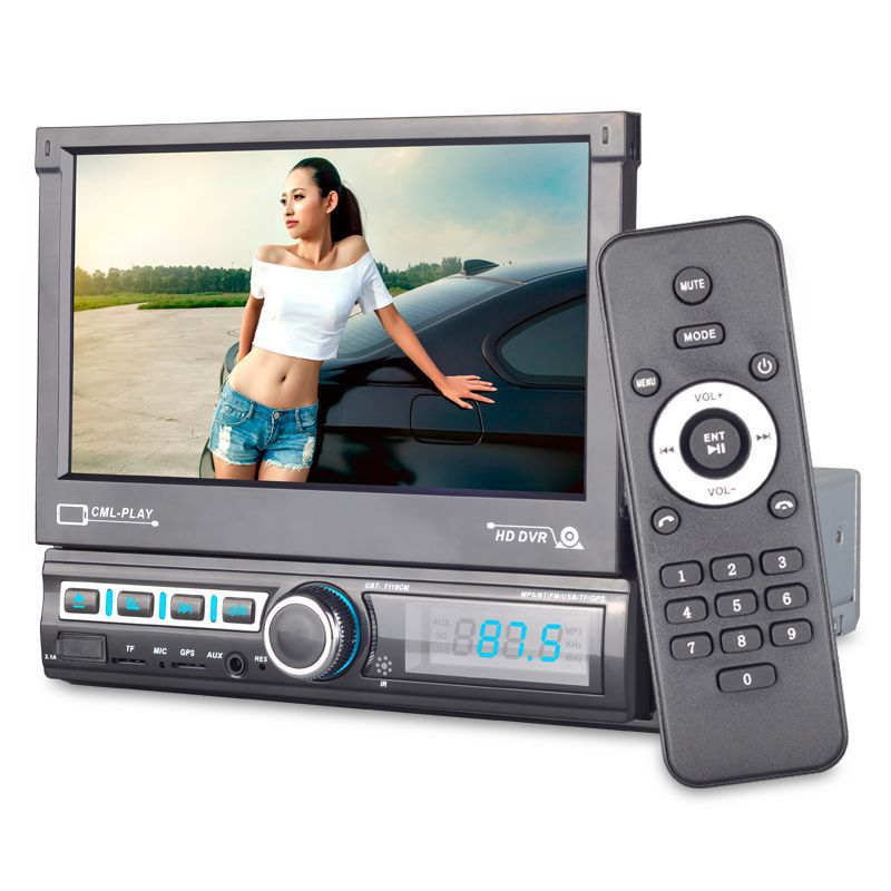 Écran tactile lecteur MP5 Bluetooth mains Free carte MP3 U disque Mp4