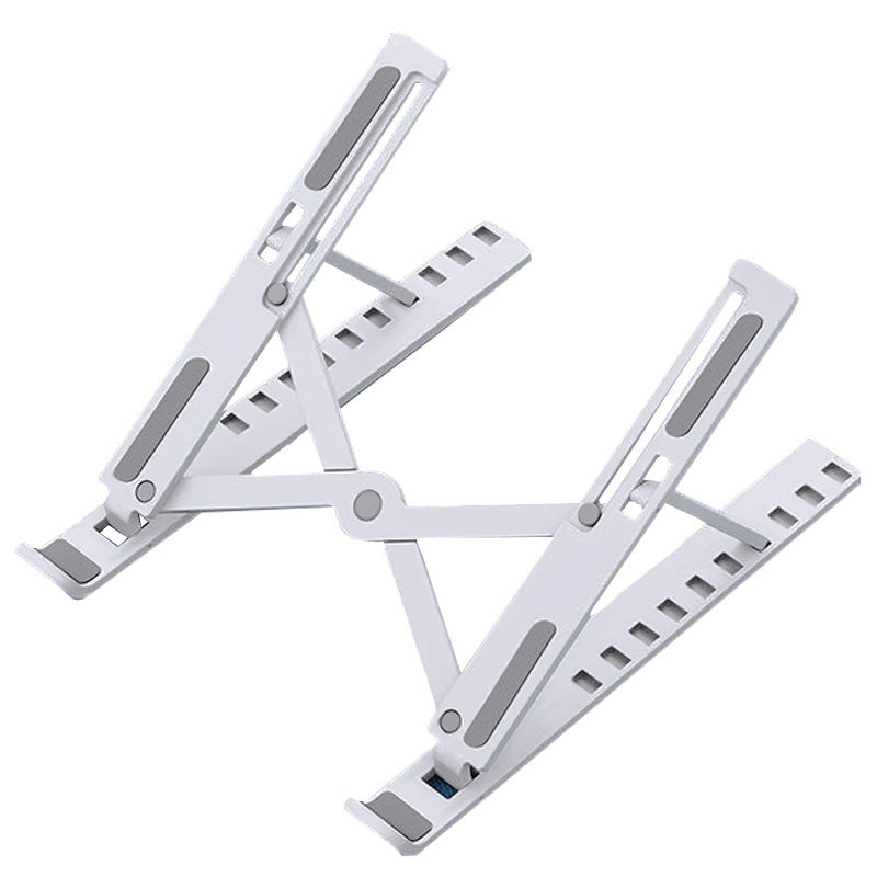 Portable Lifting Cooling Base 10-Position Folding Plastic Desktop Stand