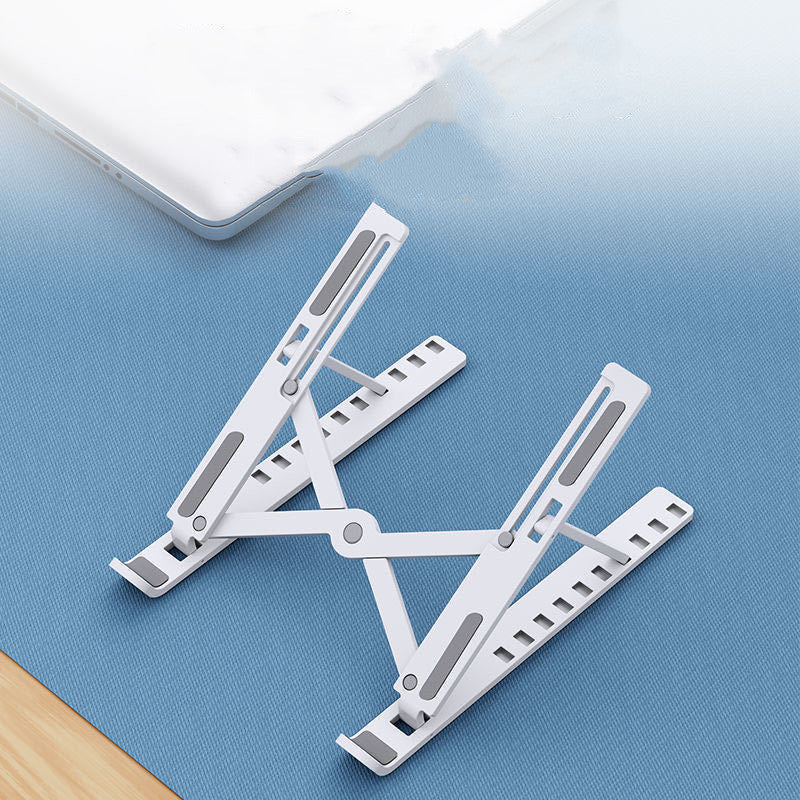 Portable Lifting Cooling Base 10-Position Folding Plastic Desktop Stand