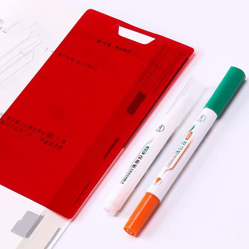 Ensemble de stylos d'examen en surlignement effaçable