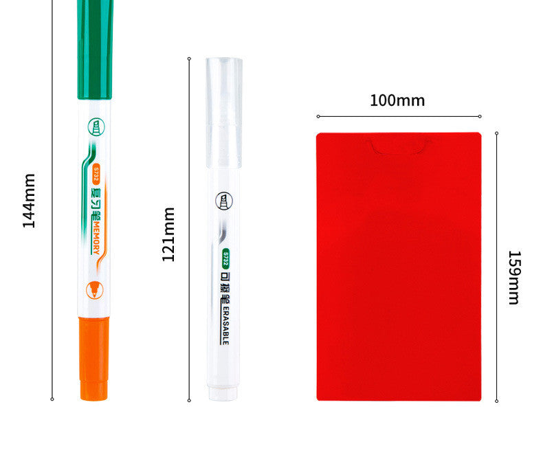 Ensemble de stylos d'examen en surlignement effaçable