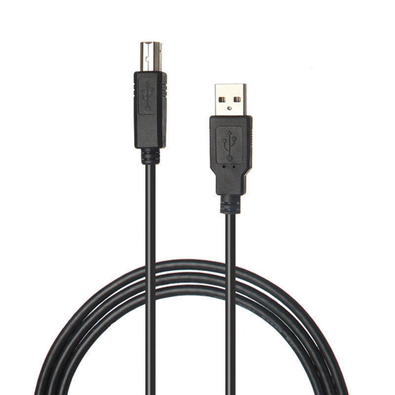 Câble d'imprimante USB noir en cuivre pur