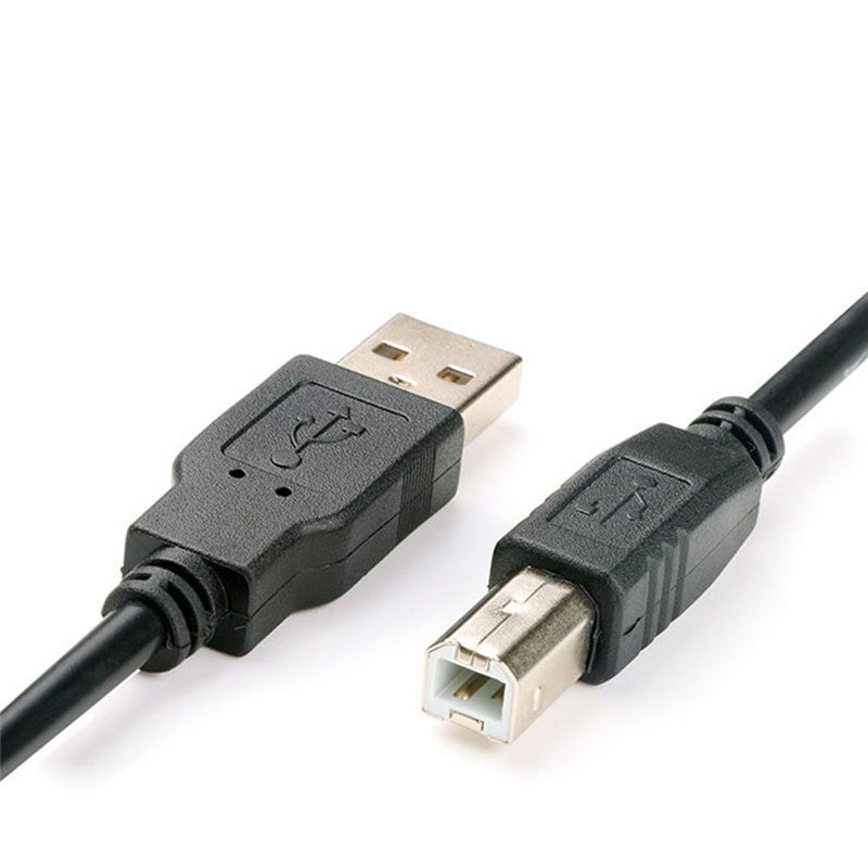 Câble d'imprimante USB noir en cuivre pur