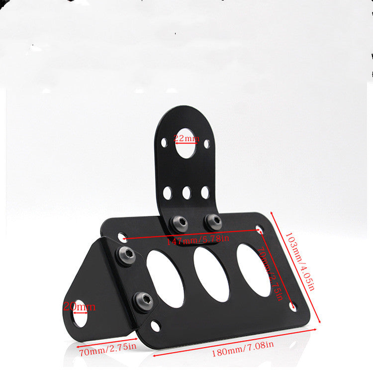 Accessoires de moto Taillight côté aluminium