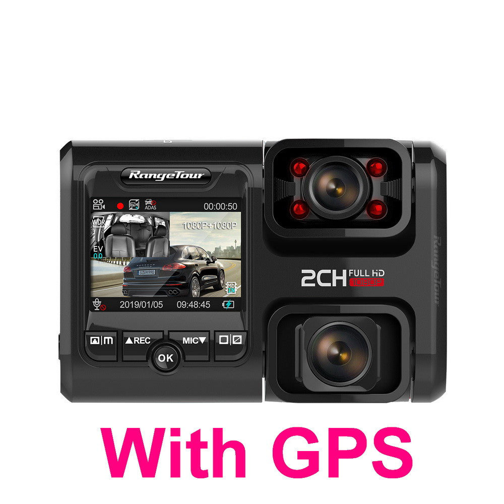 HD 2160P Non Light Night Vision Enregistreur de conduite double objectif