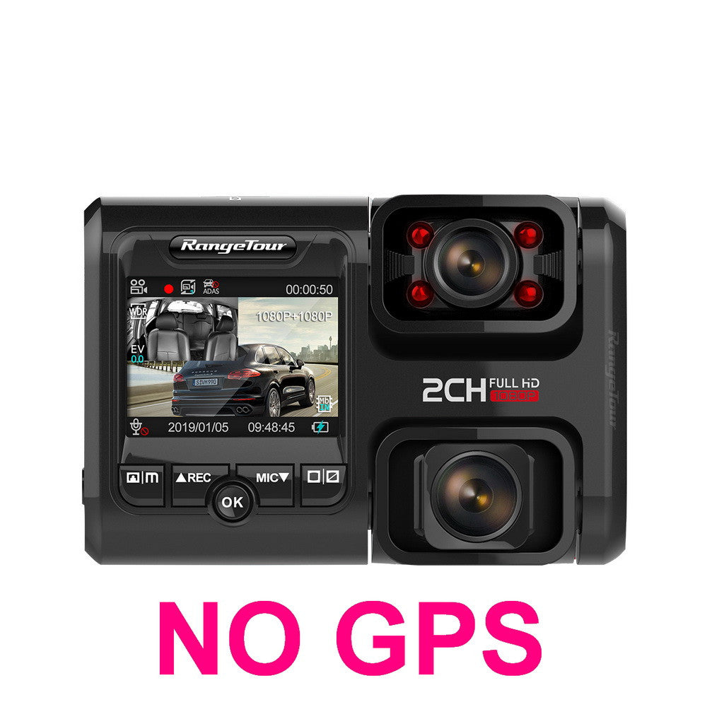 HD 2160P Non Light Night Vision Enregistreur de conduite double objectif