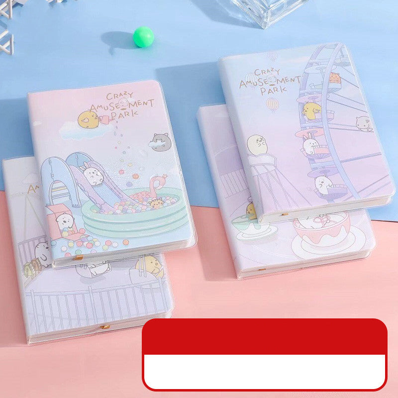 Carnet de notes imperméable en plastique petit frais et facile à transporter